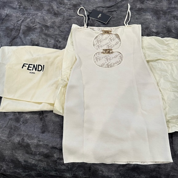 Fendi Dresses & Skirts - Fendi knit reversible dress. Size 38.